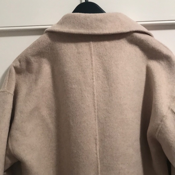 NWT Free People Adore You Wool Coat Medium or Large Sand - Picture 14 of 17